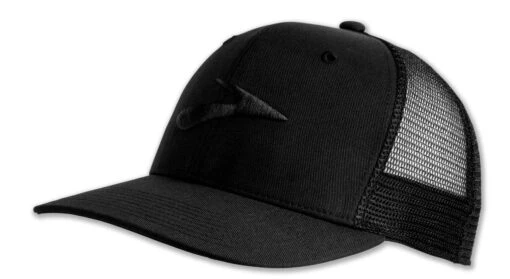 BROOKS Discovery Unisex Trucker Hat (001 - Black) -Hoka Store 2E79B54A 1C45 4CDF 950A 9DDC2CA85152