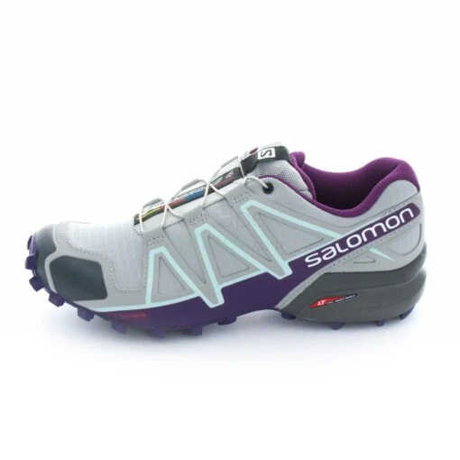 Salomon Women's Speedcross 4 (Quarry Acai/Fair Aqua) -Hoka Store 33354 Tenis SALOMON Speedcross 4 Quarry Acai Fair Aqua 394664