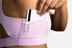 BROOKS Women's Drive 3 Pocket Run Bra (560 - Orchid Haze/Rosewater) 10 BROOKS Women's Drive 3 Pocket Run Bra (560 - Orchid Haze/Rosewater) -Hoka Store 350080 560 D2 Drive 3 Pocket Run Bra