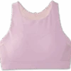 BROOKS Women's Drive 3 Pocket Run Bra (560 - Orchid Haze/Rosewater)