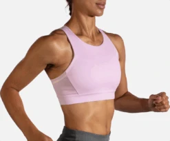 BROOKS Women's Drive 3 Pocket Run Bra (560 - Orchid Haze/Rosewater) 11 BROOKS Women's Drive 3 Pocket Run Bra (560 - Orchid Haze/Rosewater) -Hoka Store 350080 560 MV Drive 3 Pocket Run Bra