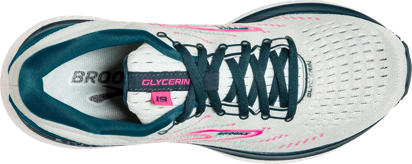 BROOKS Women's Glycerin 19 (110 - Ice Flow/Navy/Pink) 4 BROOKS Women's Glycerin 19 (110 - Ice Flow/Navy/Pink) - Image 4