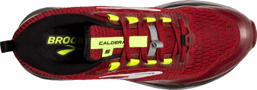BROOKS Men's Caldera 5 (631 - Red/Black/Nightlife) -Hoka Store 3A90DE70 77CD 44F8 AC4D B2075F693D6E
