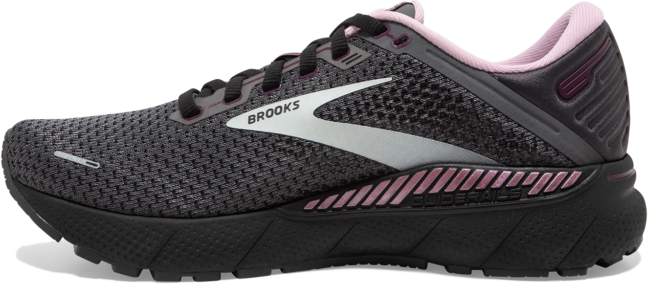 BROOKS Women's Adrenaline GTS 22 (015 - Pearl/Black/Metallic) 2 BROOKS Women's Adrenaline GTS 22 (015 - Pearl/Black/Metallic) - Image 2