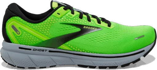BROOKS Men's Ghost 14 (310 - Green Gecko/Blue/Black) -Hoka Store 4B4B4E4B E0F7 4DD7 8831 739E10929B69