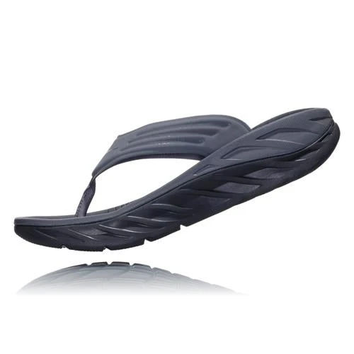 Hoka Men's Ora Recovery Flip (FGDGG - Grey/black) 1 Hoka Men's Ora Recovery Flip (FGDGG - Grey/black)