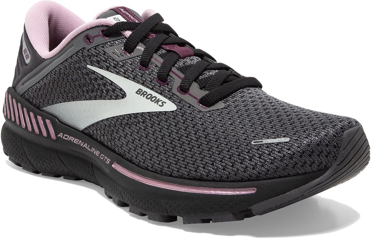 BROOKS Women's Adrenaline GTS 22 (015 - Pearl/Black/Metallic) 3 BROOKS Women's Adrenaline GTS 22 (015 - Pearl/Black/Metallic) - Image 3