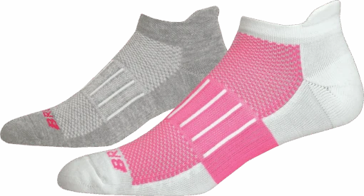 BROOKS Ghost Midweight 2-Pack (073 - Oxford/Fluoro Pink) -Hoka Store 705DBC6C 7CF7 4749 865C 8E08B27D4041