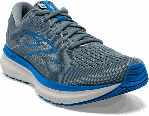 BROOKS Men’s Glycerin 19 (095 - Quarry/Grey/Dark Blue) -Hoka Store 78C5E8F5 7B52 4D2C 9A4E 4C95FA91B944