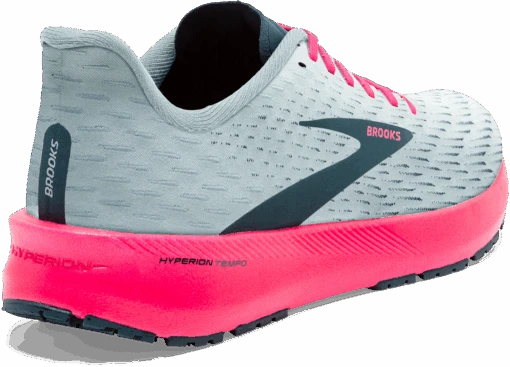 BROOKS Women's Hyperion Tempo (110 - Ice Flow/Navy/Pink) -Hoka Store 8FF4A42F 22A7 4A56 8783 F6DCBE000EC4