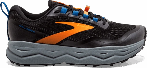 BROOKS Men's Caldera 5 (041 - Black/Orange/Blue) -Hoka Store 94CB5814 FE12 4FC7 B51D C8B295AE2736