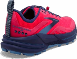 BROOKS Women's Cascadia 16 (647 - Pink/Flambe/Cobalt) -Hoka Store 9DABAF76 08B5 450E 9F51 116CC44F5CD4