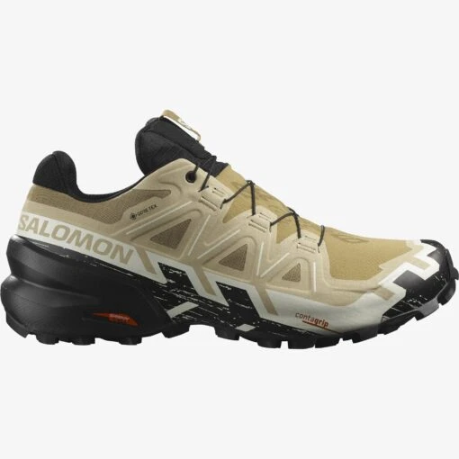 Salomon Men’s Speedcross 6 Gore-Tex (Kelp/Black/Vanilla Ice) -Hoka Store A2261F46 07B6 406D 8B5A FECC22F6E23E