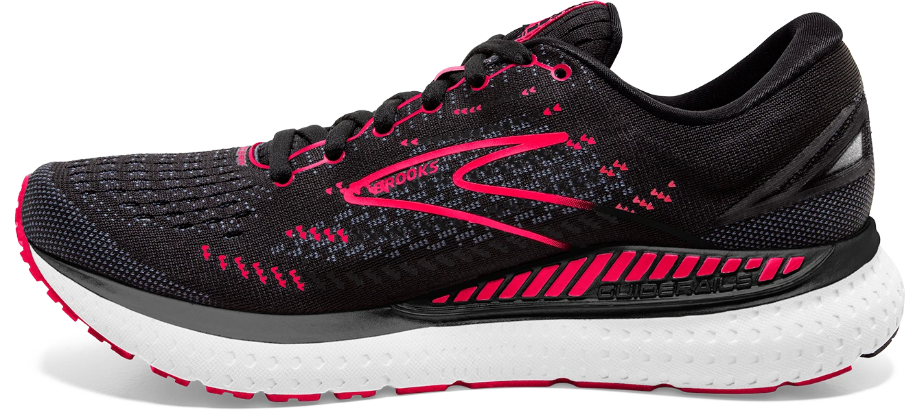 BROOKS Women's Glycerin GTS 19 (035 - Black/Diva Pink/White) 2 BROOKS Women's Glycerin GTS 19 (035 - Black/Diva Pink/White) - Image 2