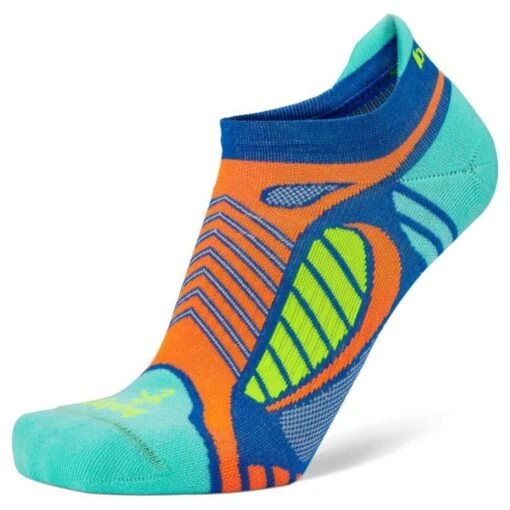 Balega UltraLight No Show Running Socks (Palace Blue/Neon Aqua) -Hoka Store B51514F0 2901 49E2 B235 3E9F6B3311F3