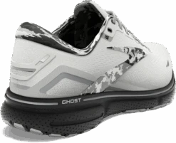 BROOKS Women's Ghost 15 (149 -White/Ebony/Oyster) -Hoka Store B538DAB7 856E 4539 B619 72DA830C57C0