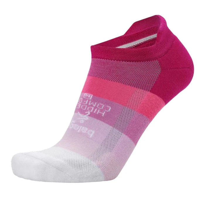 Balega Hidden Comfort Running Socks (Neon Pink/White) 1 Balega Hidden Comfort Running Socks (Neon Pink/White)