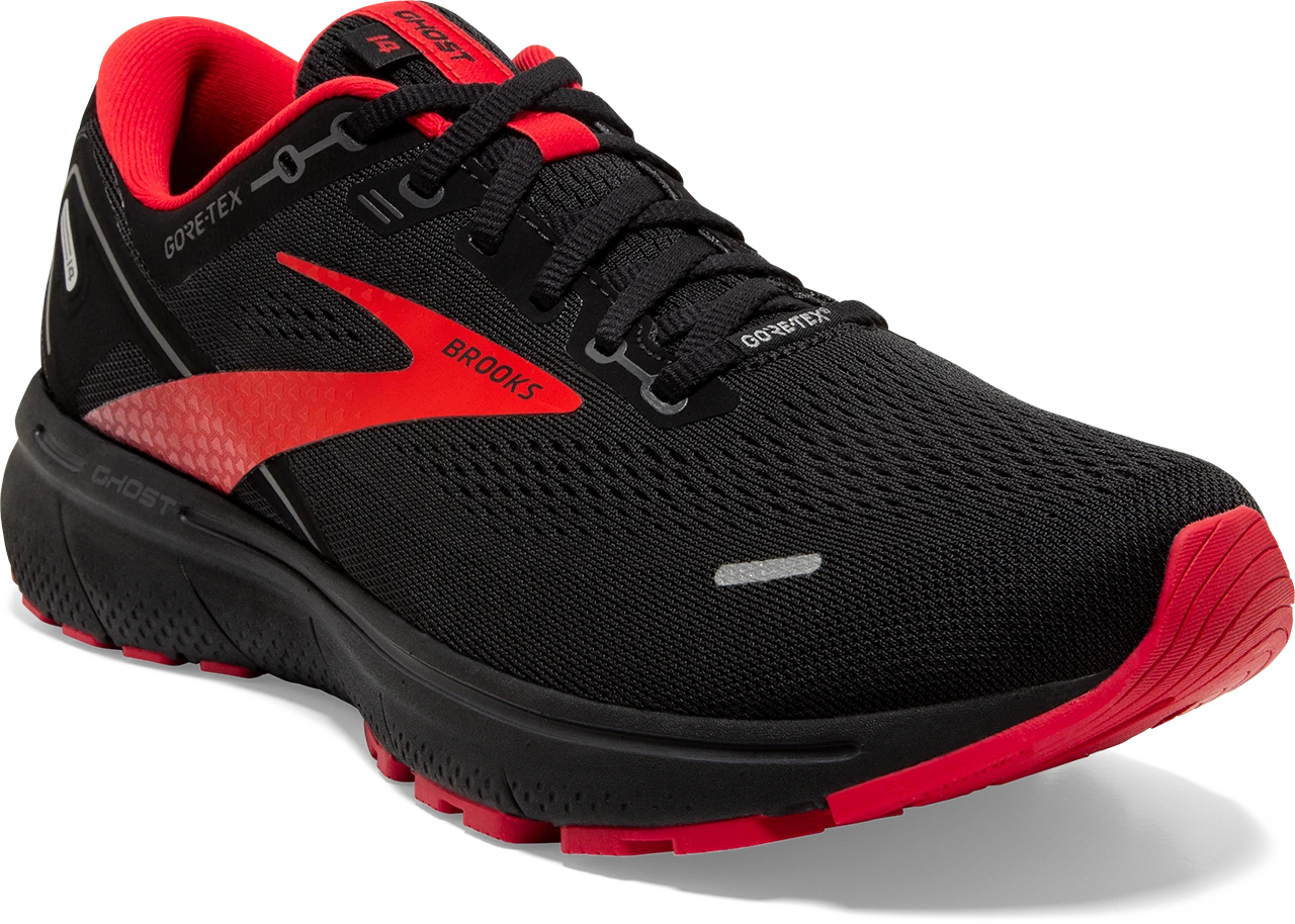 BROOKS Men's Ghost 14 GTX (004 - Black/Blackened Pearl/High Risk Red) 3 BROOKS Men's Ghost 14 GTX (004 - Black/Blackened Pearl/High Risk Red) - Image 3