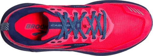 BROOKS Women's Cascadia 16 (647 - Pink/Flambe/Cobalt) -Hoka Store D4CA722F 6757 4ACA AD2D AC69B795337C