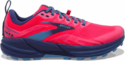 BROOKS Women's Cascadia 16 (647 - Pink/Flambe/Cobalt) -Hoka Store EFD59E6E 9687 419D 851B 292D820188F2