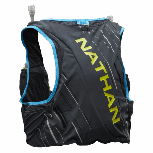Nathan Pinnacle 4L Hydration Vest (Black/Finish Lime) -Hoka Store NS40260 00022 Pinnacle4L back