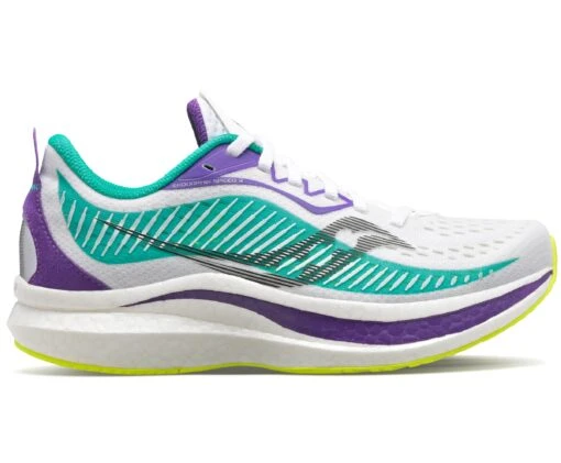 Saucony Women's Endorphin Speed 2 "Hot Streak" (116 - White/Jade) -Hoka Store S10688 116 1