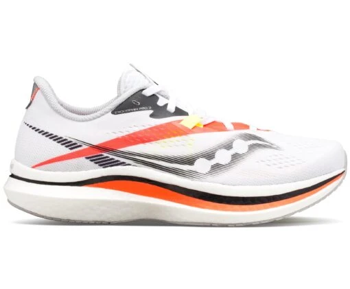 Saucony Men's Endorphin Pro 2 "Hot Streak" (116 - White/Vizired) -Hoka Store S20687 116 1