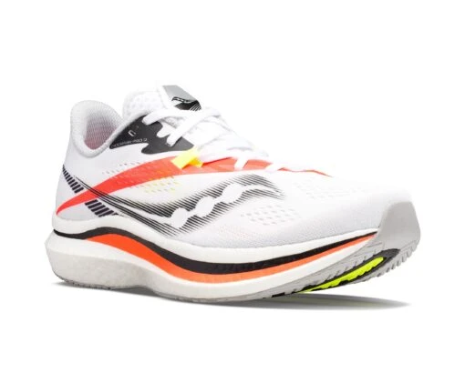 Saucony Men's Endorphin Pro 2 "Hot Streak" (116 - White/Vizired) -Hoka Store S20687 116 5