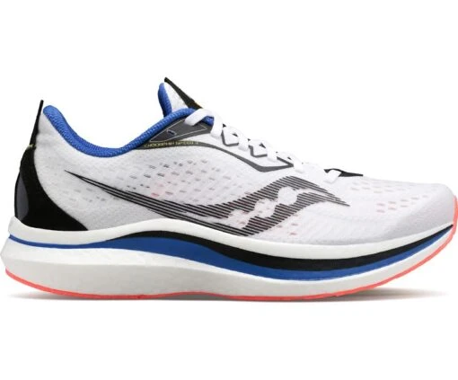 Saucony Men's Endorphin Speed 2 (84 - White/Black/Vizi) -Hoka Store S20688 84 1