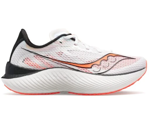 Saucony Men's Endorphin Pro 3 (85 - Black/White/Vizi Red) -Hoka Store S20755 85 1