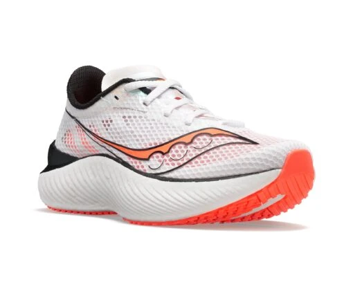 Saucony Men's Endorphin Pro 3 (85 - Black/White/Vizi Red) -Hoka Store S20755 85 5