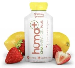 Huma Chia Energy Gel Plus -Hoka Store StrawberryLemonade