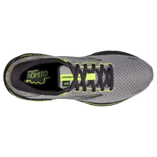 BROOKS Men's Adrenaline GTS 22 (068 -Grey/Pearl/Nightlife) -Hoka Store brooks 110366068 o