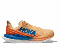 Hoka Men's Mach 5 (IVOR - Impala/Vibrant Orange)
