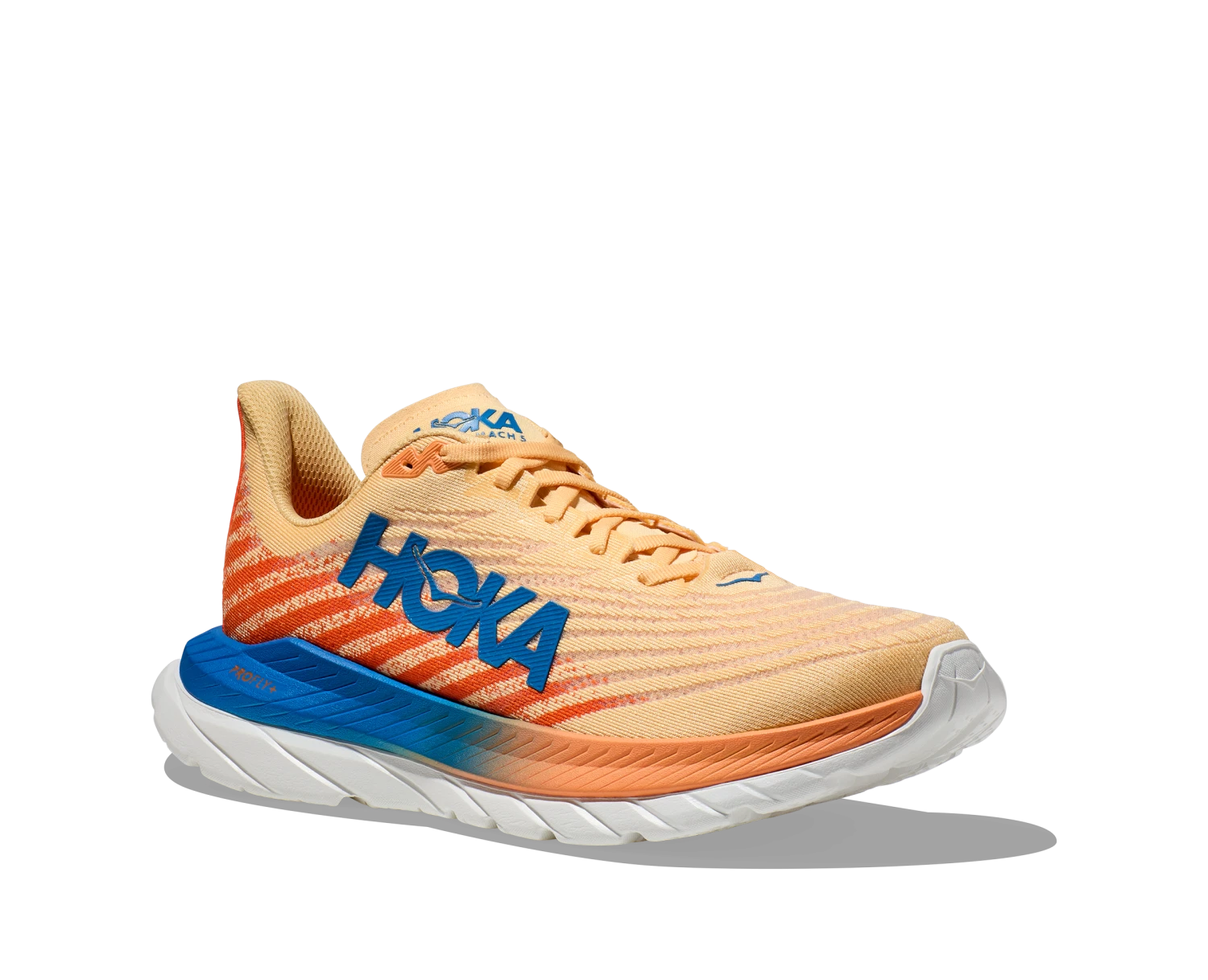 Hoka Men's Mach 5 (IVOR - Impala/Vibrant Orange) 2 Hoka Men's Mach 5 (IVOR - Impala/Vibrant Orange) - Image 2