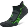 Balega Blister Resist No Show Running Socks (Charcoal/Lime Green)